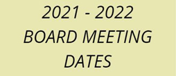 2021-2022board meeting dates